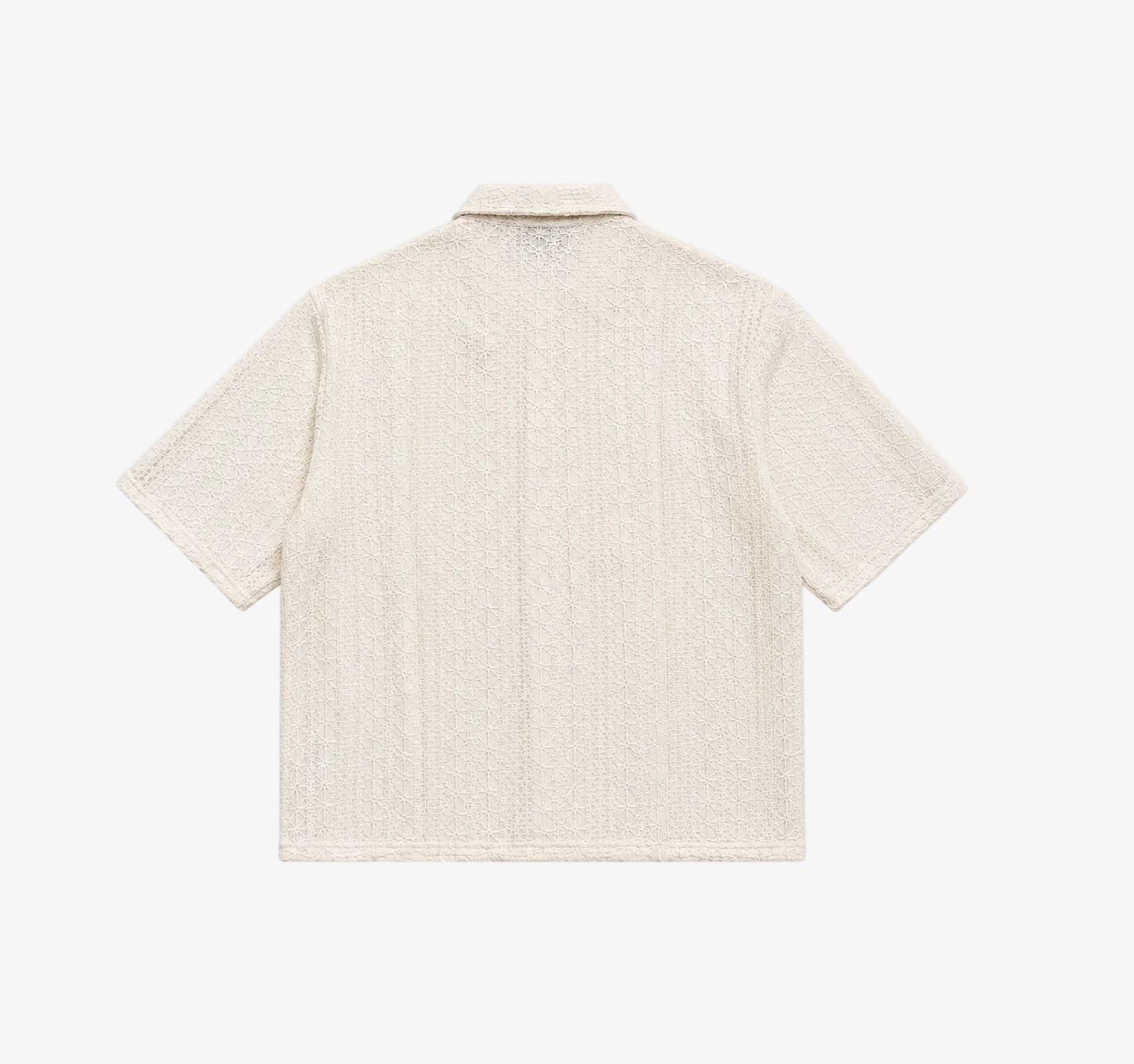 Geborduurd overhemd met bloem - PXP | LAB10STREETWEAR