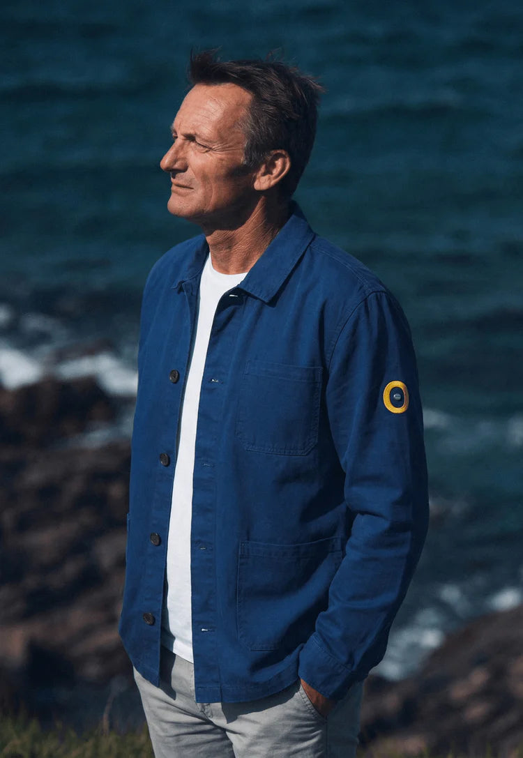 Nacre Work Jacket (c_twill®) - Blauw - Ecmo | LAB10STREETWEAR