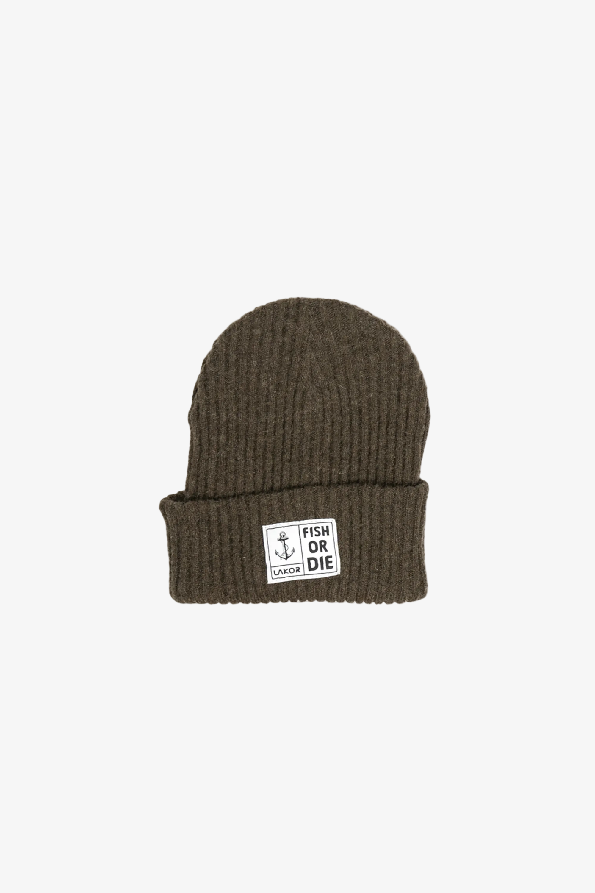Fish or Die Beanie - Green - Lakor | LAB10STREETWEAR