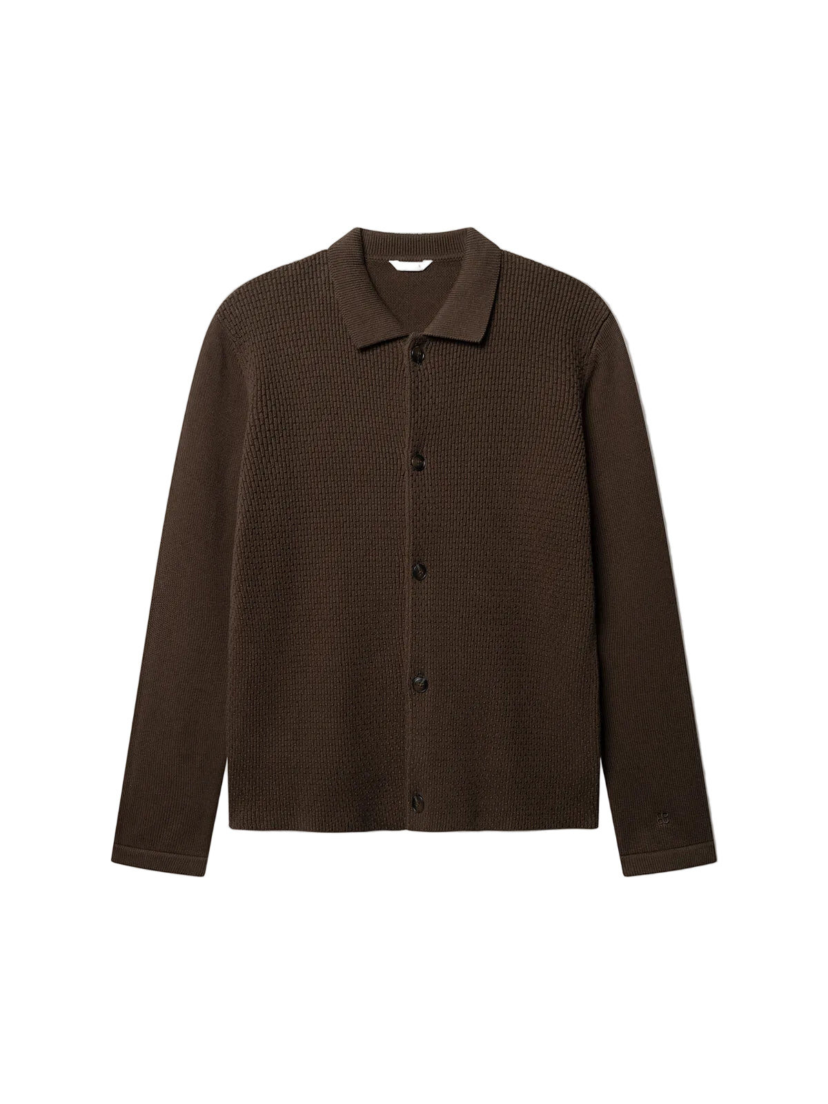 Gabba GABbenoit Cardi Fort LS Knit - Brown Slate