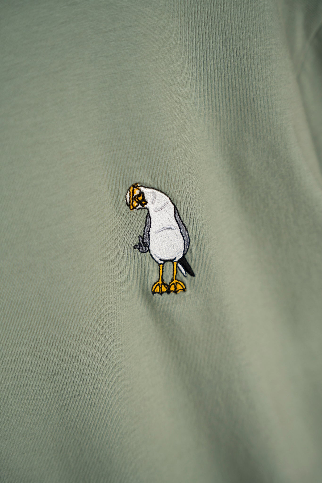 Mini Flipping the Bird T-Shirt - Sea Spray - Lakor | LAB10STREETWEAR