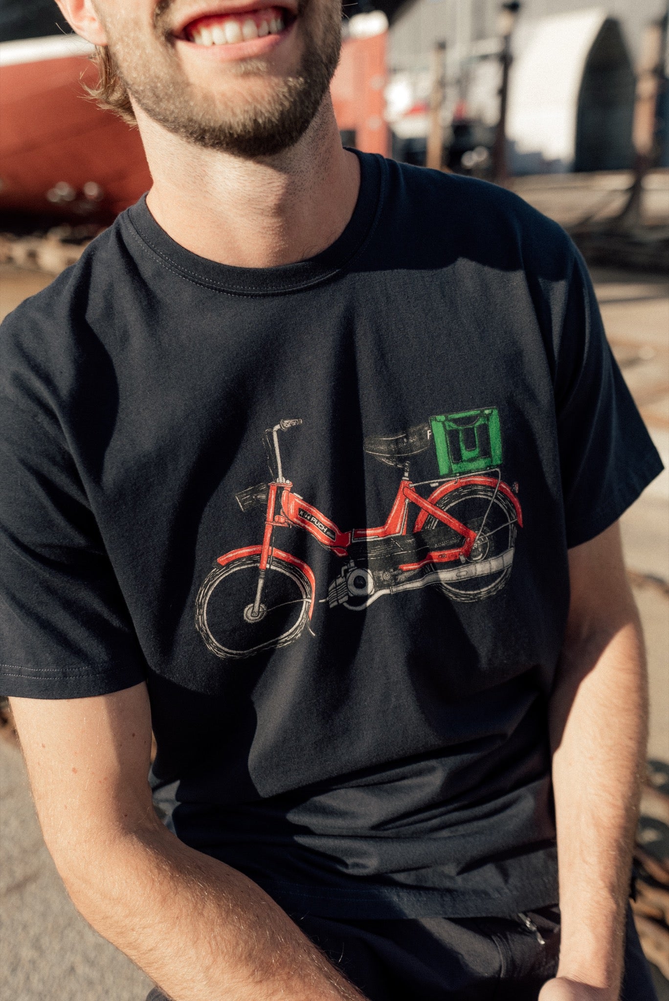 Red Maxi t-Shirt - Moonless Night - Lakor | LAB10STREETWEAR