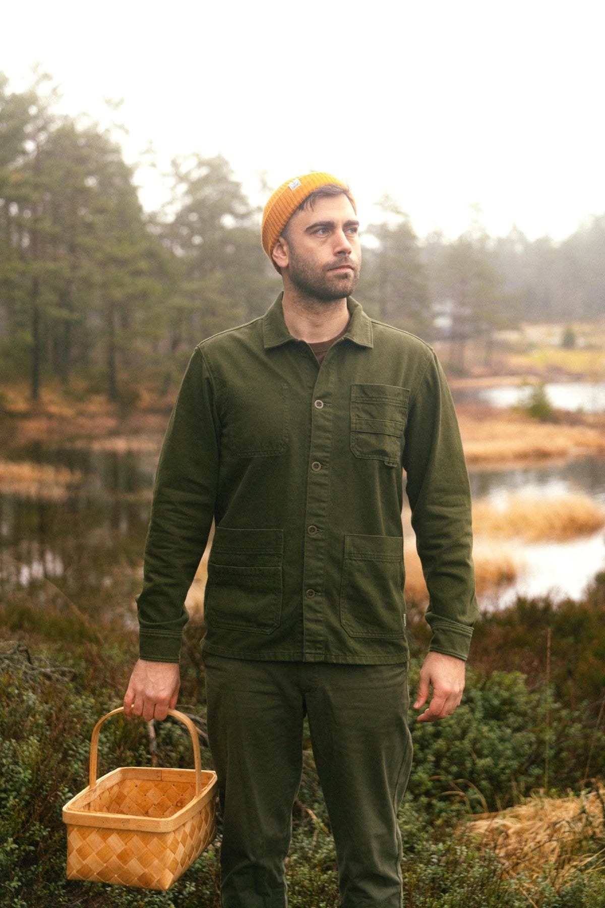 Lakor Peddler Work Shirt - Riffle Green -lab10menswear.nl