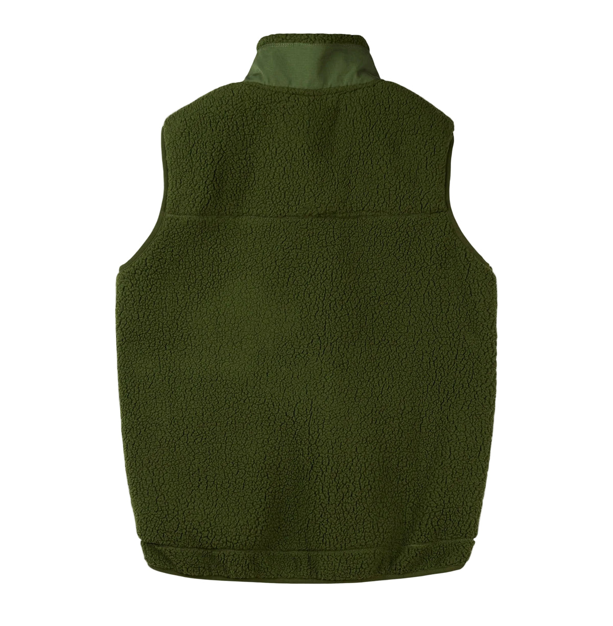 Lakor Bear Sherpa Vest - Riffle Green - lab10menswear.nl