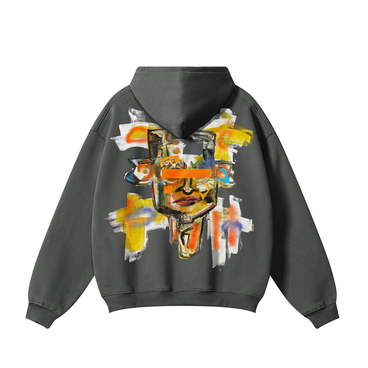 Steven Blanco the easel hoodie grey