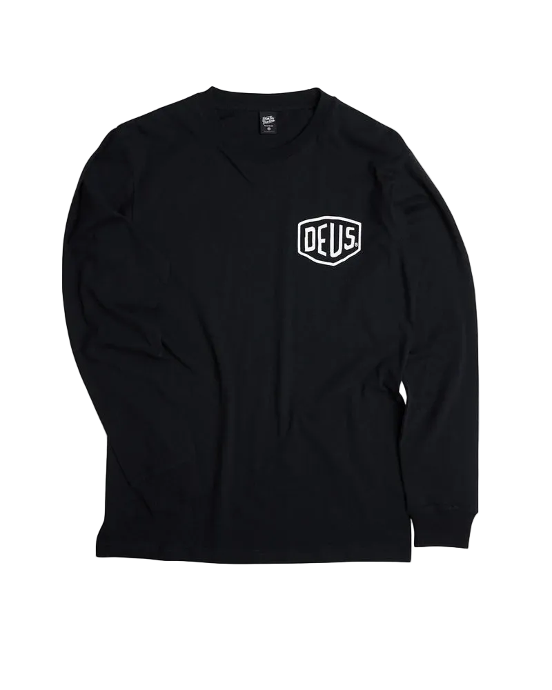 Deus Venice Longsleeve - Black - lab10menswear.nl