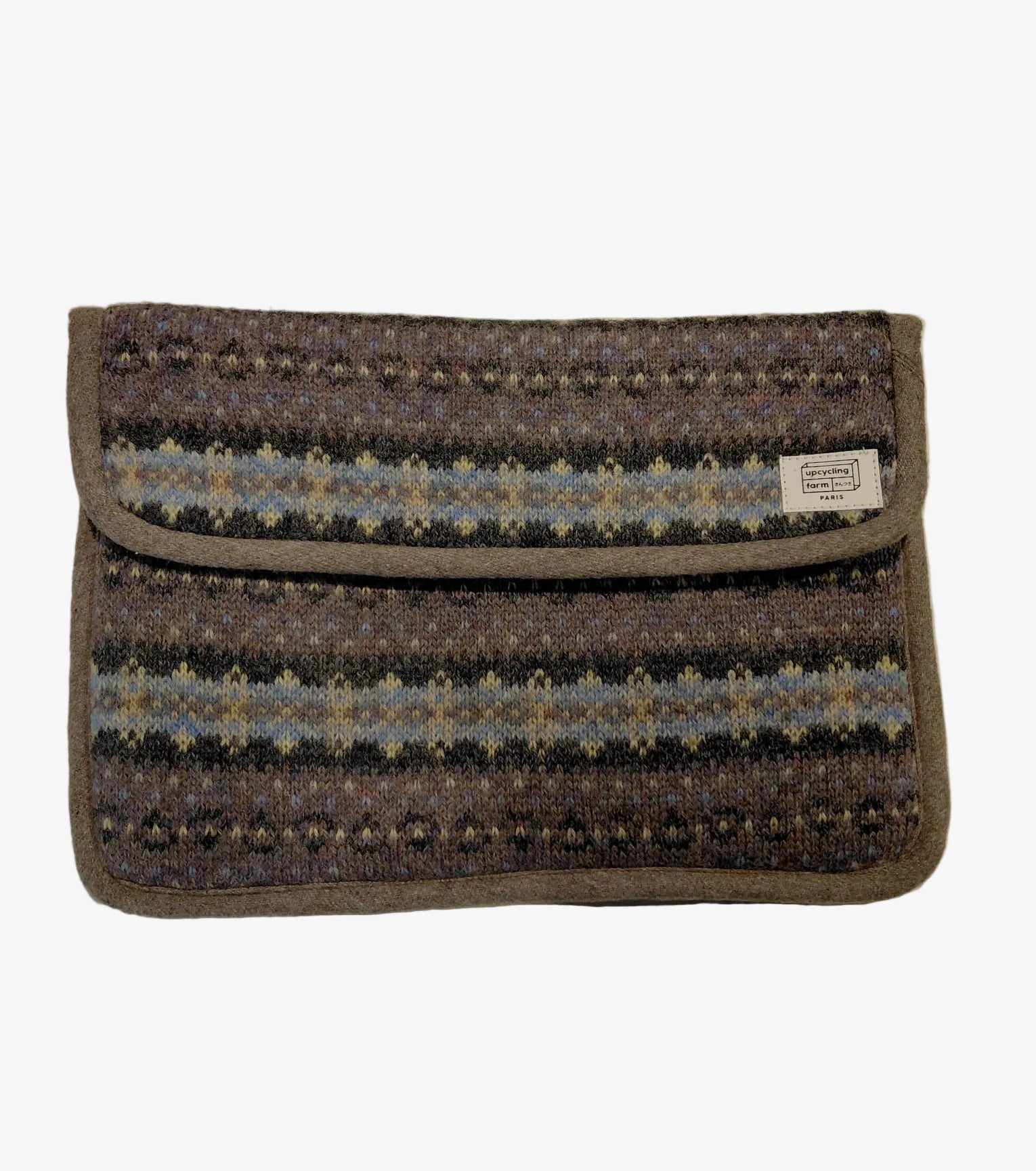 Vintage Recycled Laptop Sleeve - Soft Terrain - Lab10 | LAB10STREETWEAR