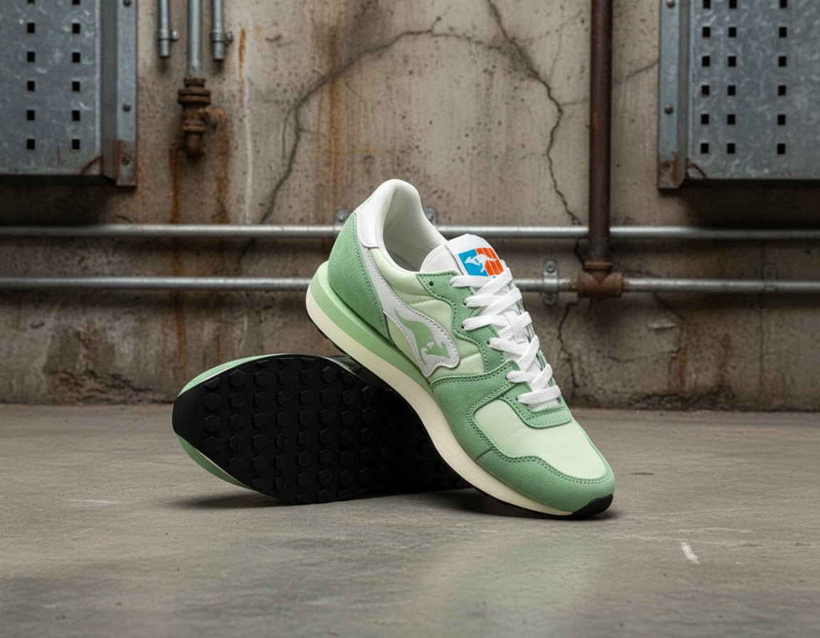Aussie Athluxe II - Lime White - Kangaroos | LAB10STREETWEAR