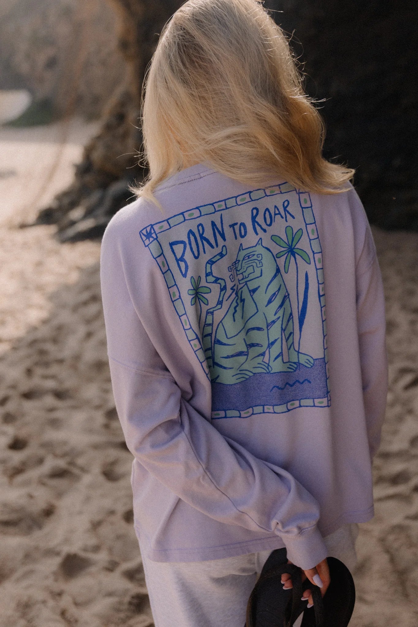 Born To Roar Longsleeve - Purple Haze - Surf.inc | LAB10STREETWEAR