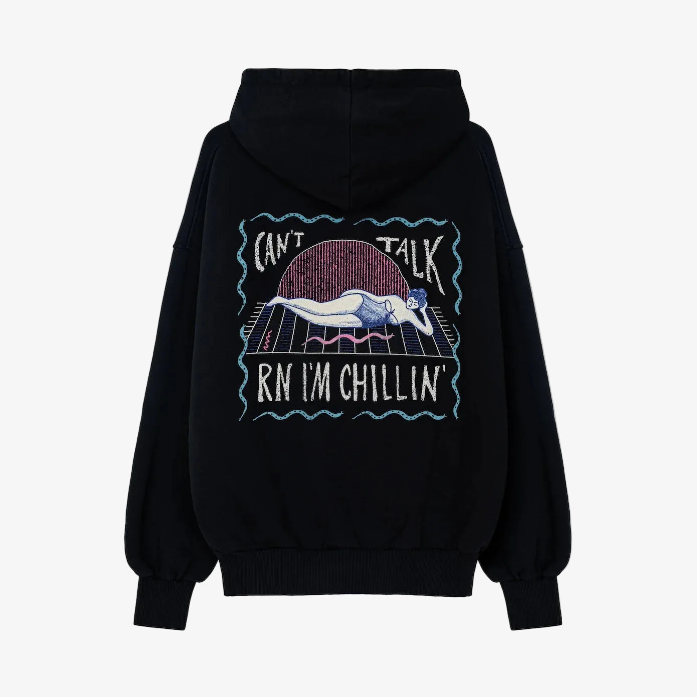 Chillin’rn Hoodie - Acid Black - Surf.inc | LAB10STREETWEAR