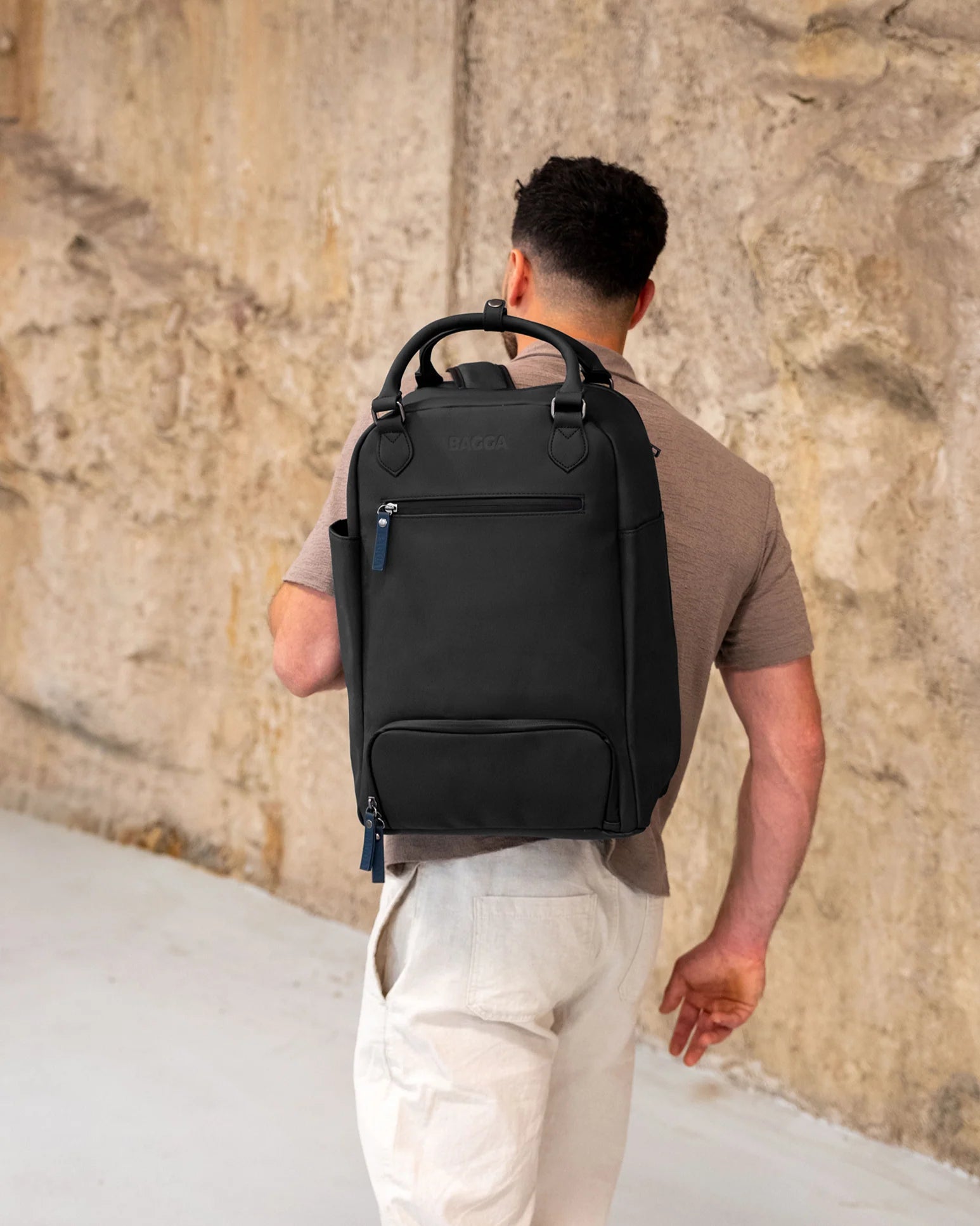 De Backpack - Black - Bagga | LAB10STREETWEAR