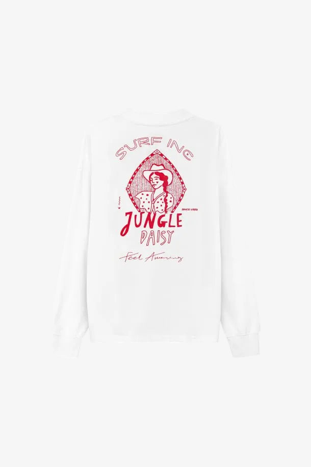 Feel Amazing Longsleeve - Paper White - Surf.inc | LAB10STREETWEAR