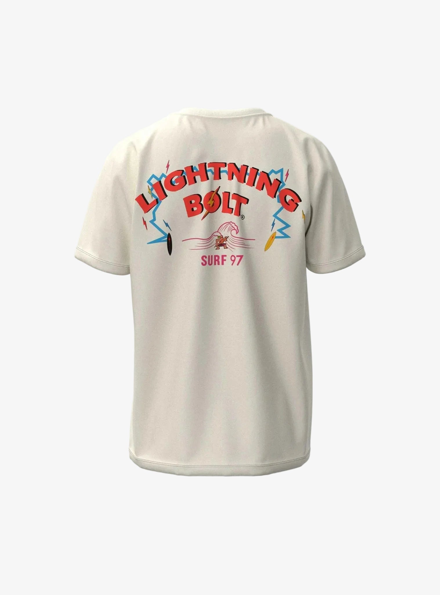 Groms T-Shirt - Off White - Lightning Bolt | LAB10STREETWEAR