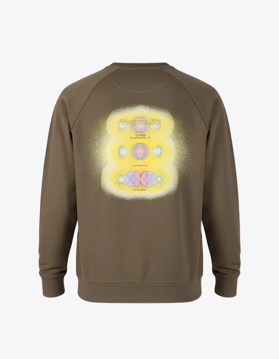 Thoughts Reality Reflection - Khaki - A'Woke Studio | LAB10STREETWEAR