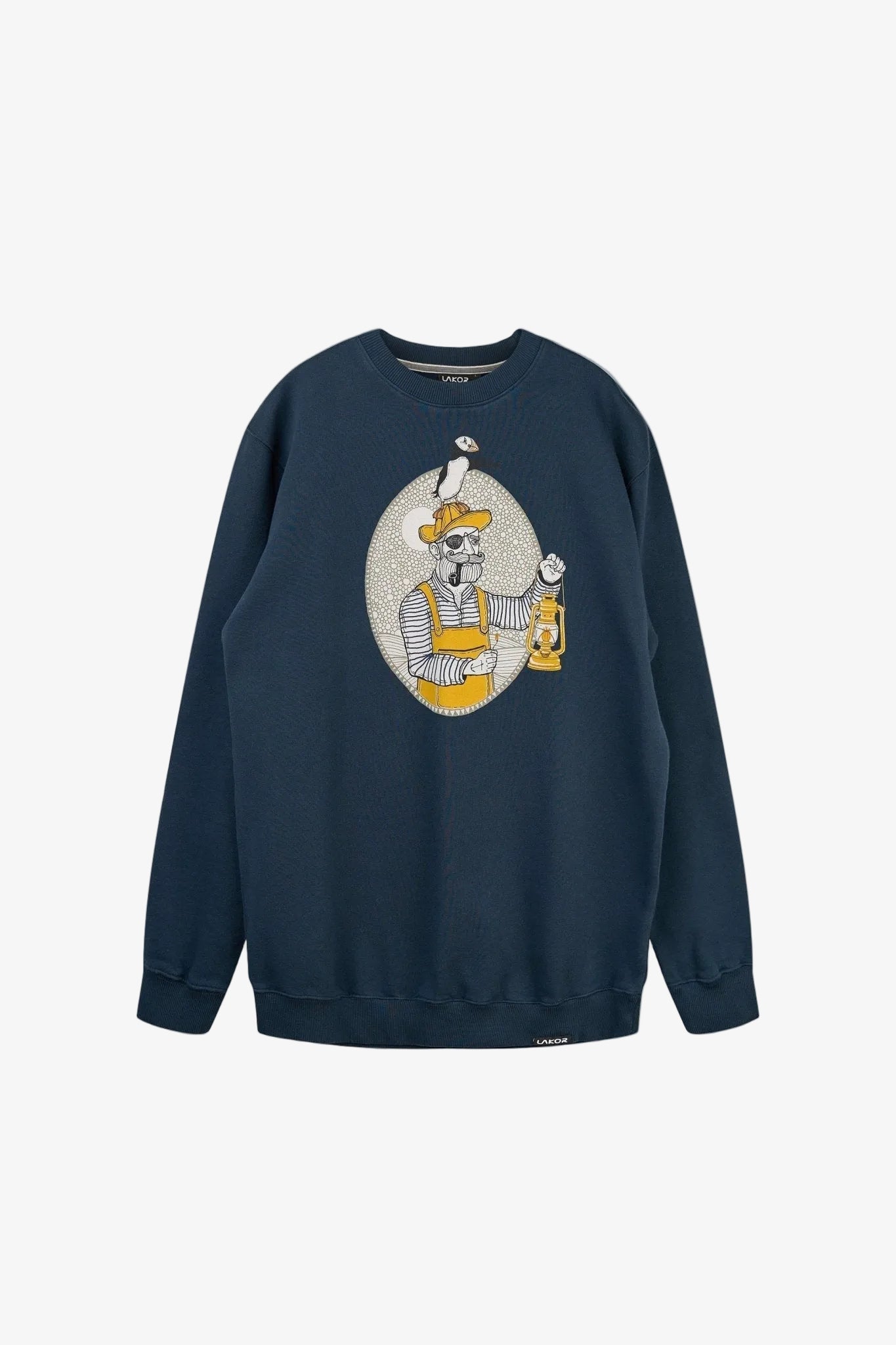 Light the Way Crewneck Sweater - Blueberry - Lakor | LAB10STREETWEAR