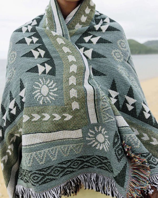 Sunset Green Blanket - NTL | LAB10STREETWEAR