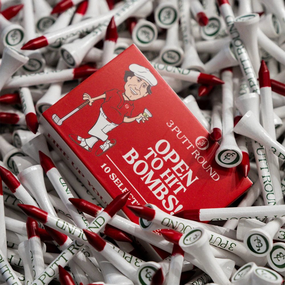 The Red Golf Tee Match Box - 3Puttround | LAB10STREETWEAR