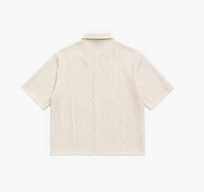 Geborduurd overhemd met bloem - PXP | LAB10STREETWEAR