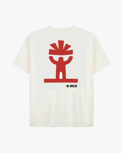 Ascent T-Shirt - Off White - Baselab | LAB10STREETWEAR