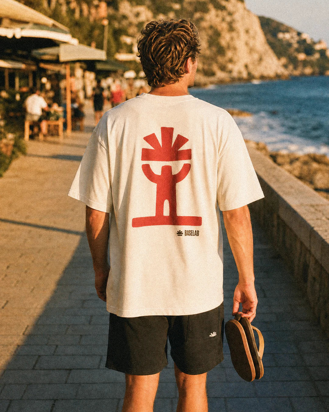 Ascent T-Shirt - Off White - Baselab | LAB10STREETWEAR