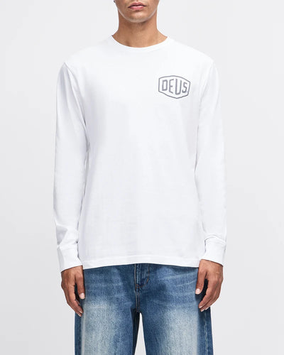 Deus Venice Longsleeve - White - lab10menswear.nl
