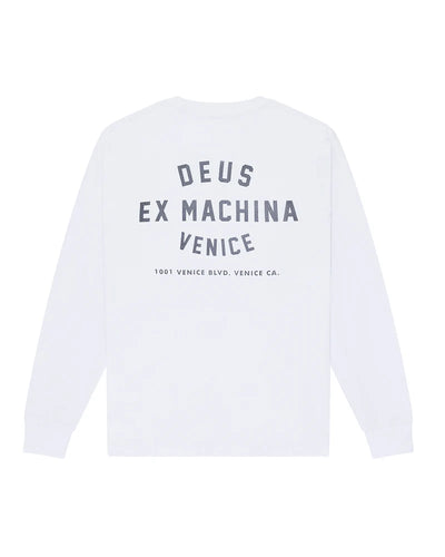 Deus Venice Longsleeve - White - lab10menswear.nl