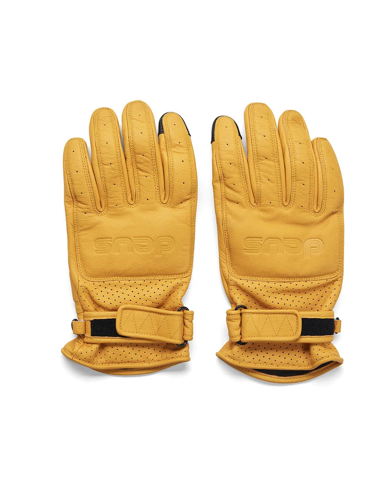 Deus riders friend gloves yellow - lab10menswear.nl