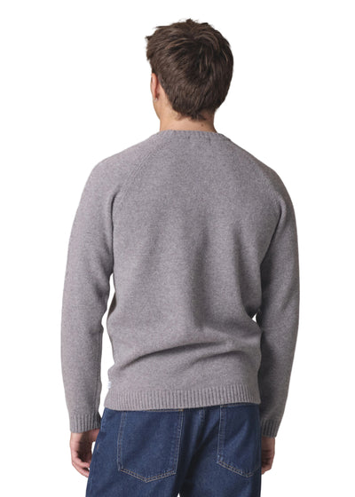 klitmoller Ole Knit - Light Grey - lab10menswear.nl