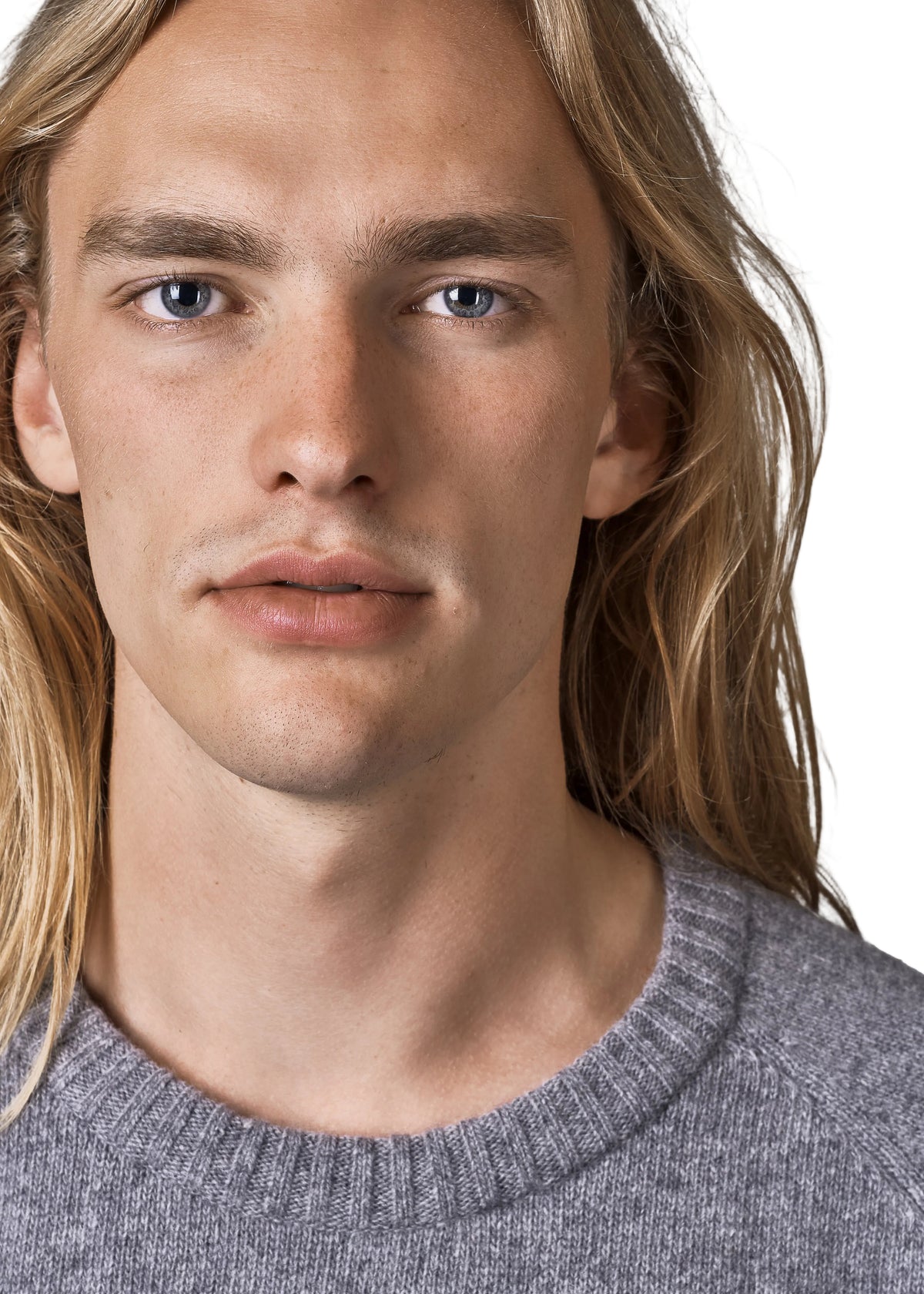 klitmoller Ole Knit - Light Grey - lab10menswear.nl