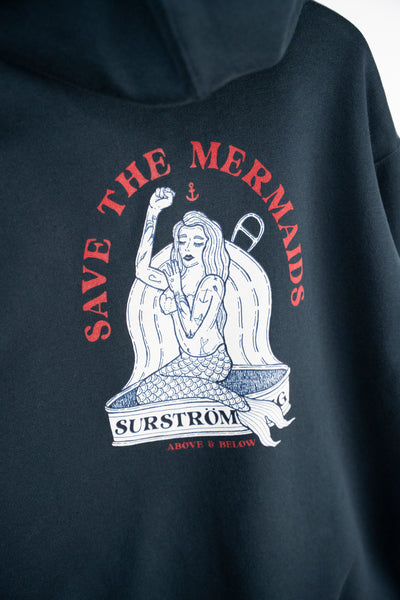 Save The Mermaids Back Zip Hoodie - Lakor | LAB10STREETWEAR