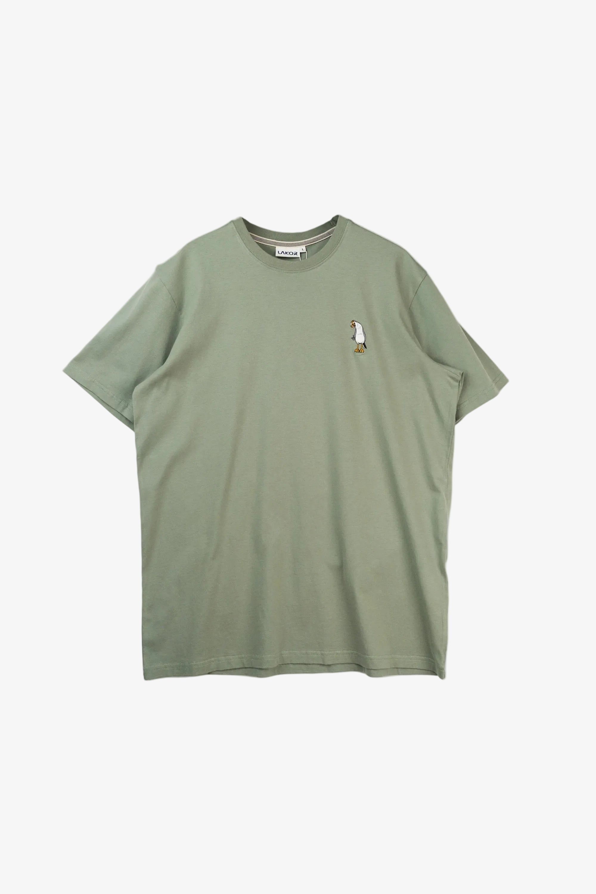 Mini Flipping the Bird T-Shirt - Sea Spray - Lakor | LAB10STREETWEAR