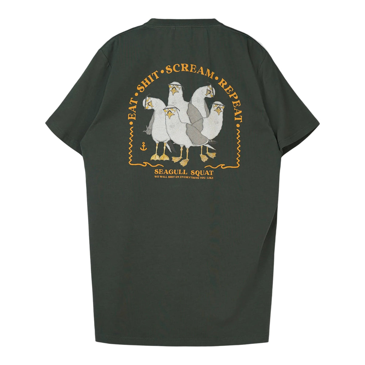 Lakor Seagull Squad Back T-Shirt - Urban Chic