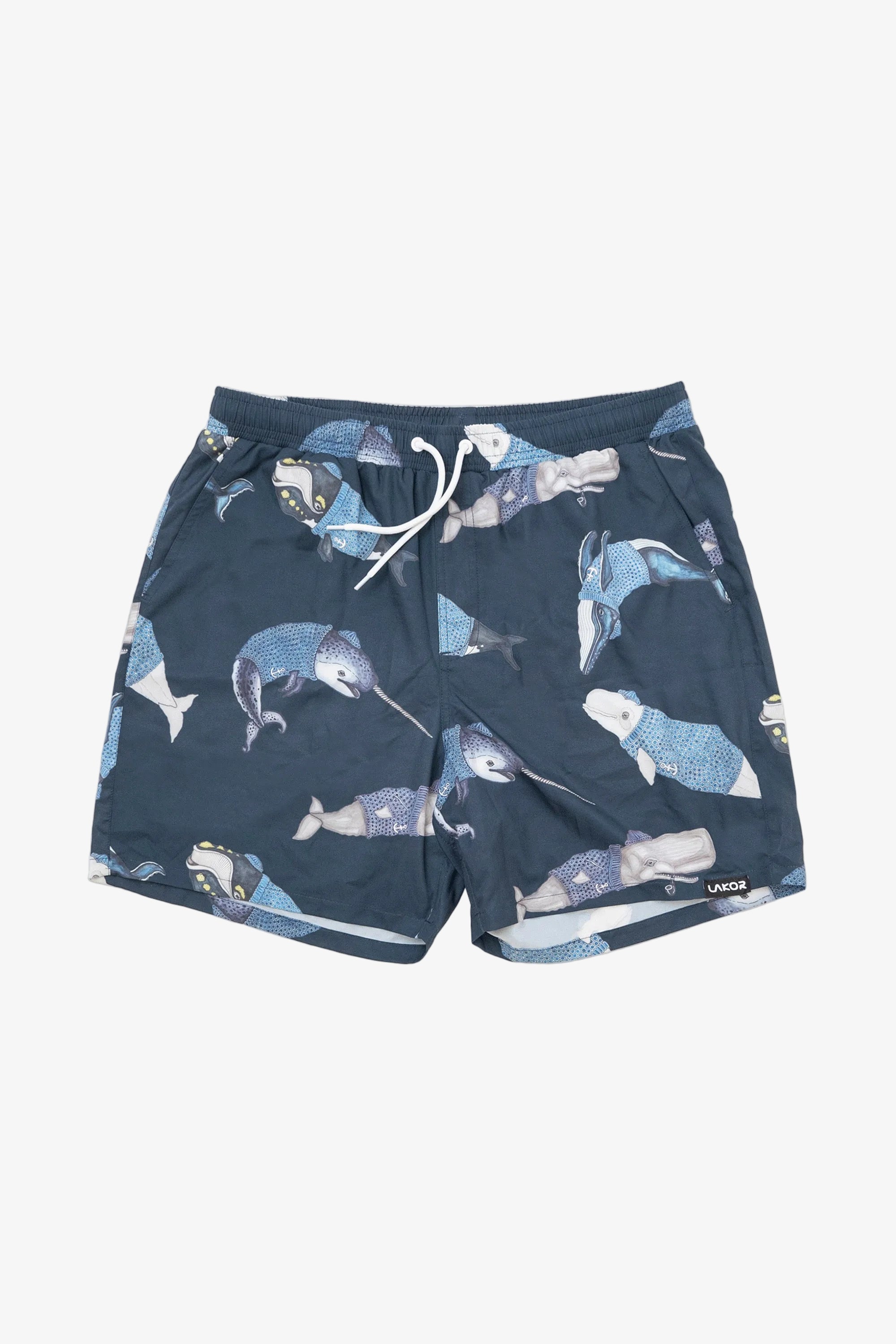 Lakor Whales Swim Shorts - lab10menswear.nl