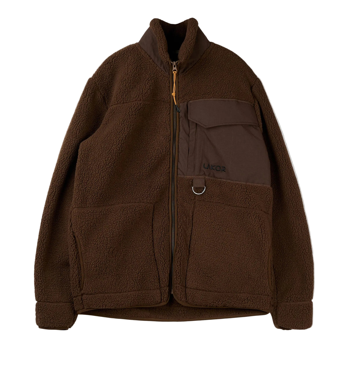 Lakor Bear Sherpa Jacket - Coffee Bean - lab10menswear.nl