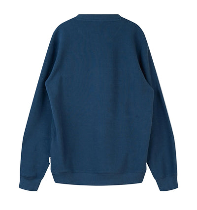 Lakor Mushroom Trio Crewneck - Insignia Blue - lab10menswear.nl