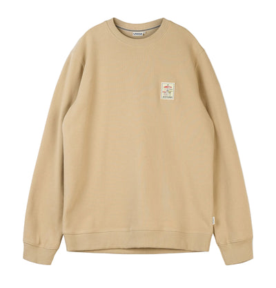 Lakor Mushroom Trio Crewneck - White Pepper - lab10menswear.nl