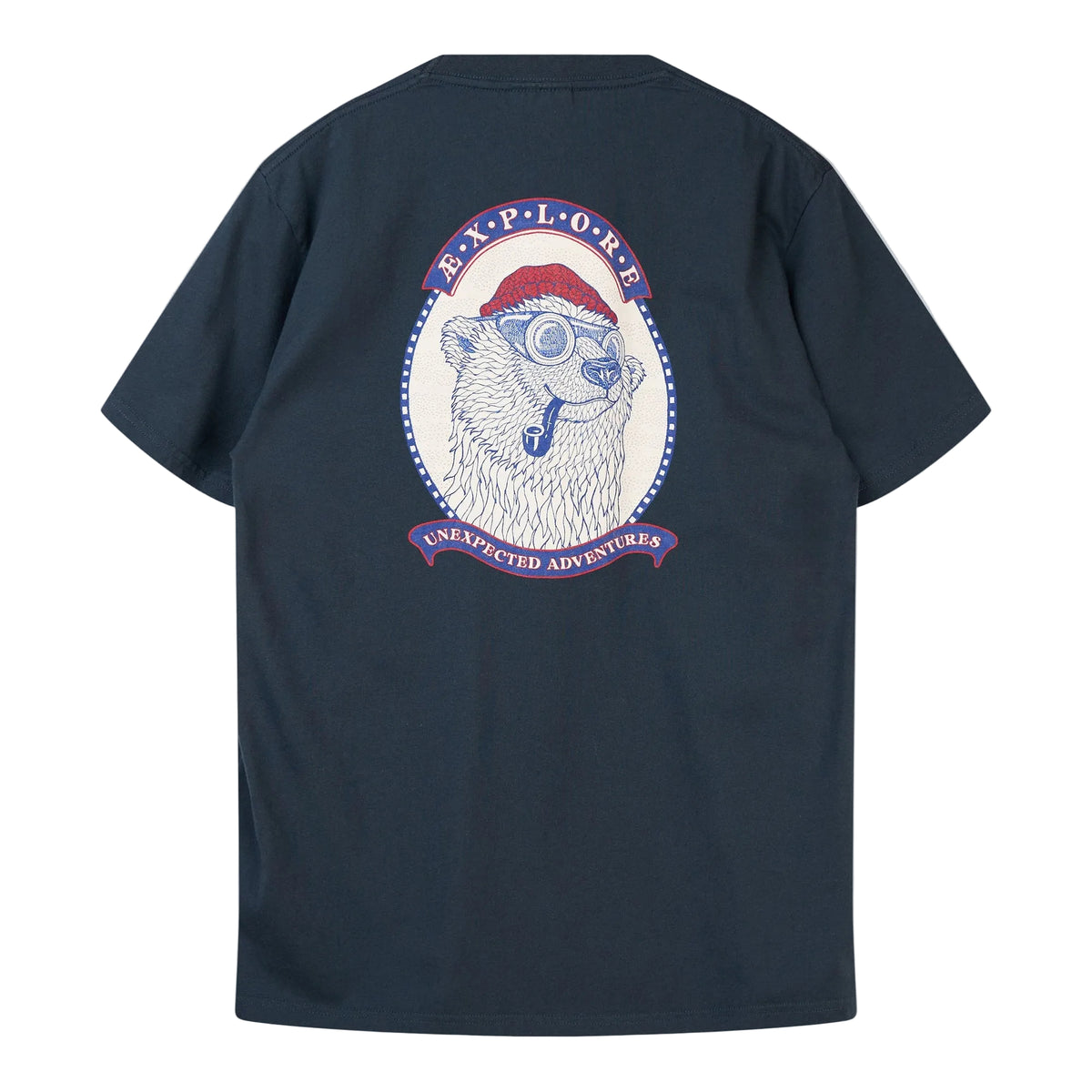 Lakor Ice Bear Adventure T-shirt - Blueberry - lab10menswear.nl