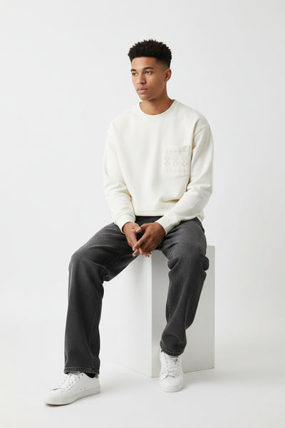 Observer Longsleeve Off White - Âme Libre | LAB10STREETWEAR