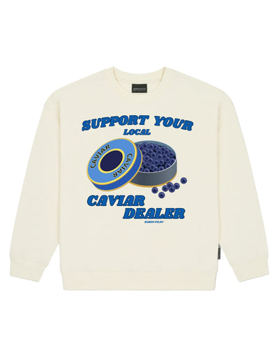 Baron Filou Oversized Pullover Caviar Dealer - Offwhite
