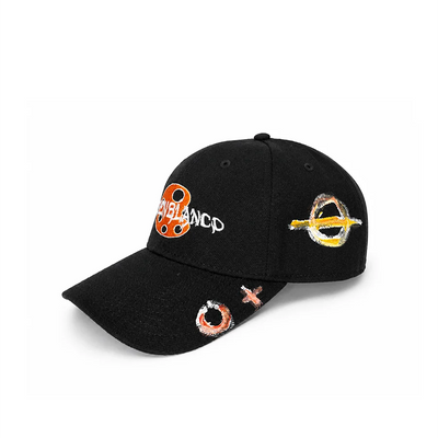 Steven blanco Cap Embroidered Black