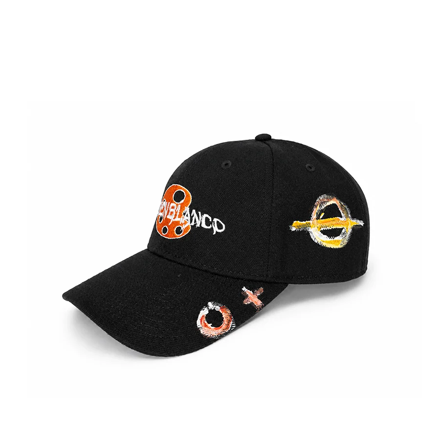 Steven blanco Cap Embroidered Black