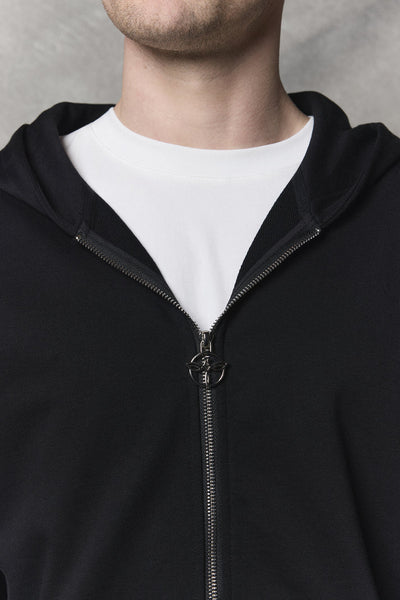 ame libre Vigil Zip Hoodie - Black - lab10menswear.nl