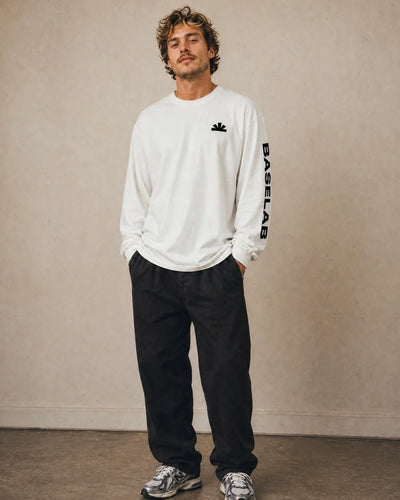 Baselab Ascent Longsleeve - Off White - lab10menswear.nl