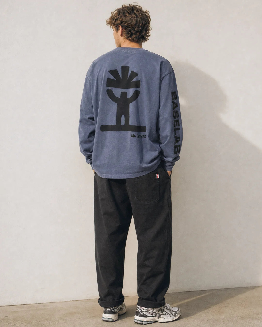 Baselab Ascent Longsleeve - Vintage Blue - lab10menswear.nl
