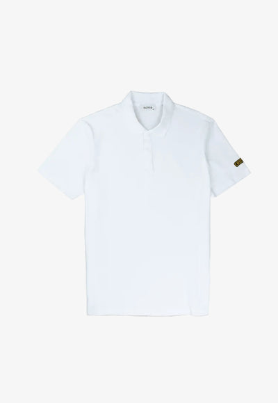 Supima® Badge Polo Shirt - Wit - Ecmo | LAB10STREETWEAR