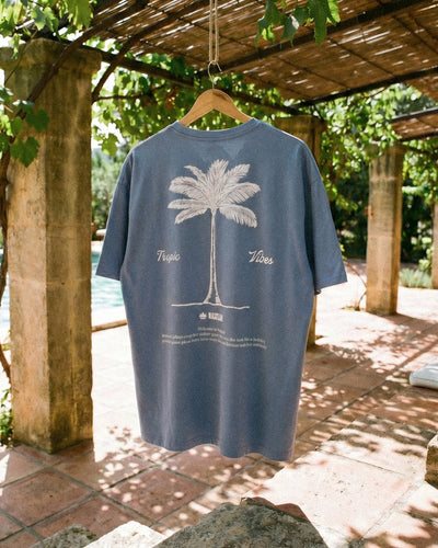 Tropic T-Shirt - Pale Blue - Baselab | LAB10STREETWEAR