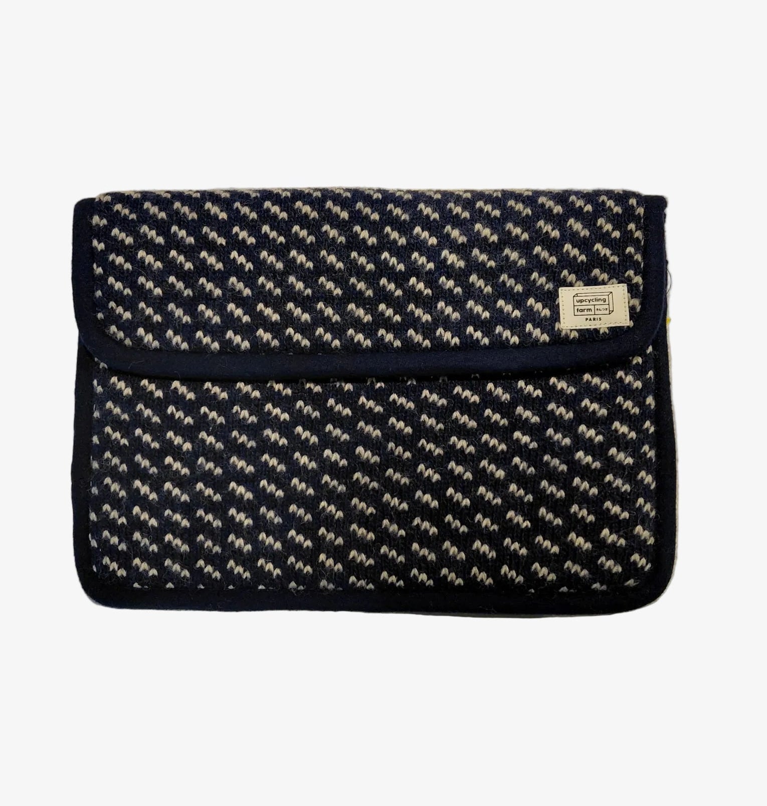 Vintage Recycled Laptop Sleeve - Blue Dots - Lab10 | LAB10STREETWEAR