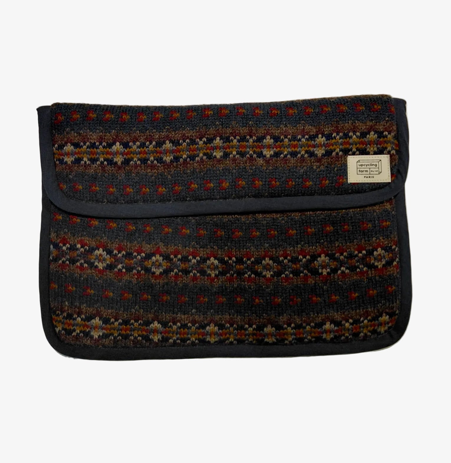 Vintage Recycled Laptop Sleeve - Midnight Fjord - Lab10 | LAB10STREETWEAR