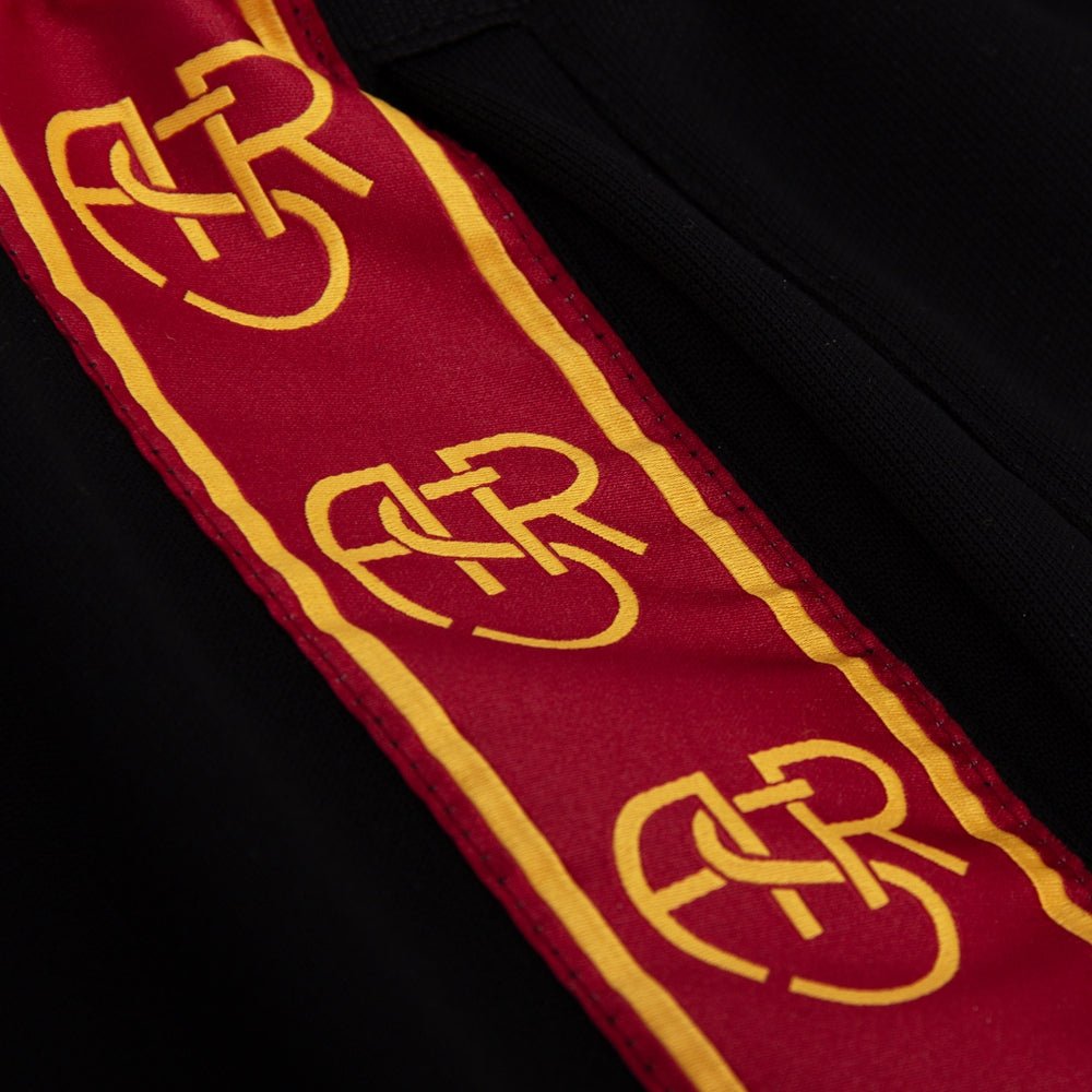 AS Roma Taper T-Shirt Zwart - Copa Football | LAB10STREETWEAR