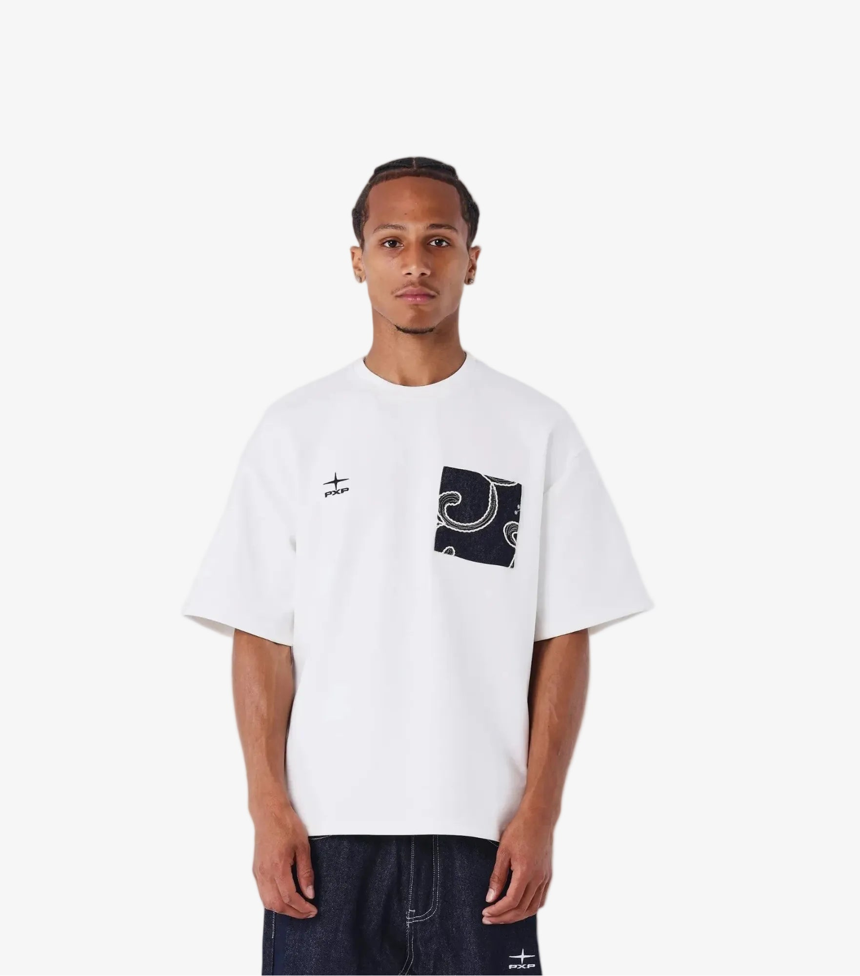 Bandana T-shirt Wit - PXP | LAB10STREETWEAR